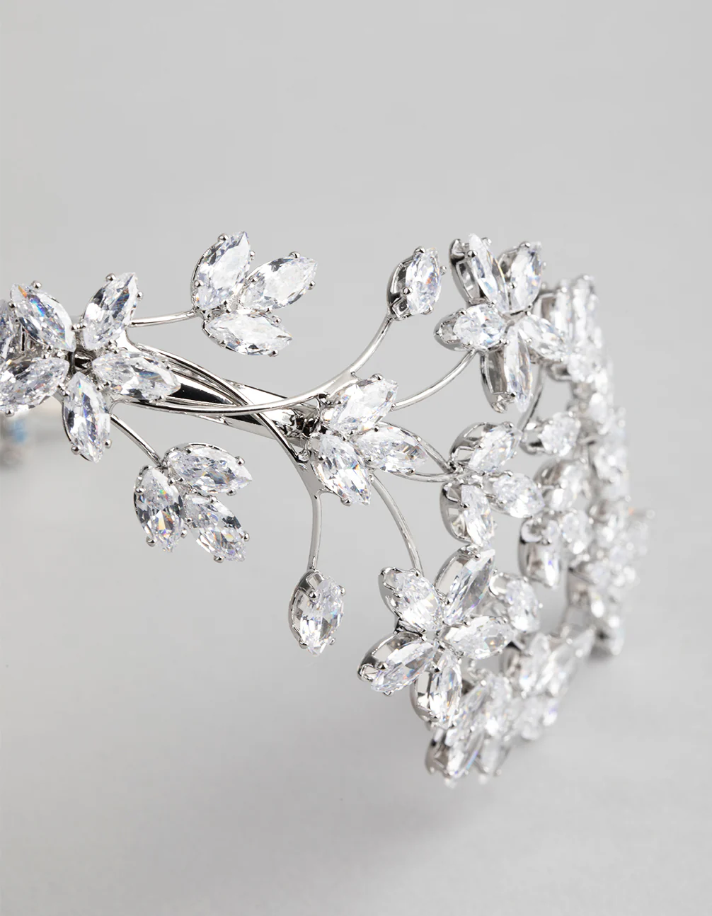 Silver Statement Flower Alice Band - Image 3