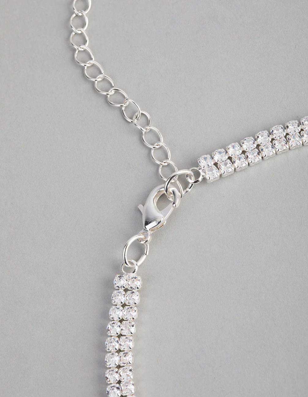 Silver Cubic Zirconia Belt - Image 3