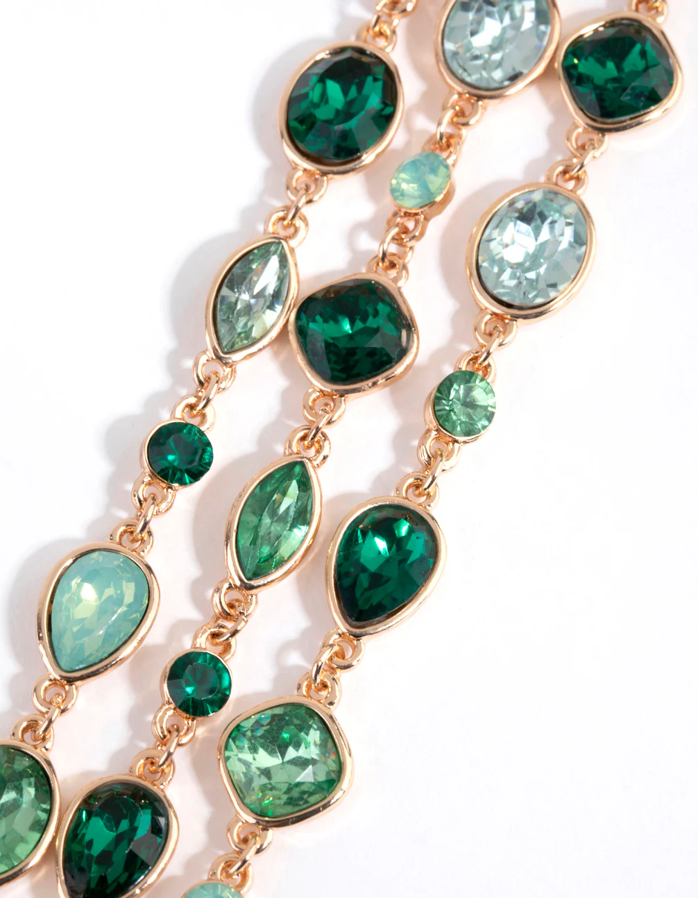 Green Marquise Mix Stone Bracelet - Image 3