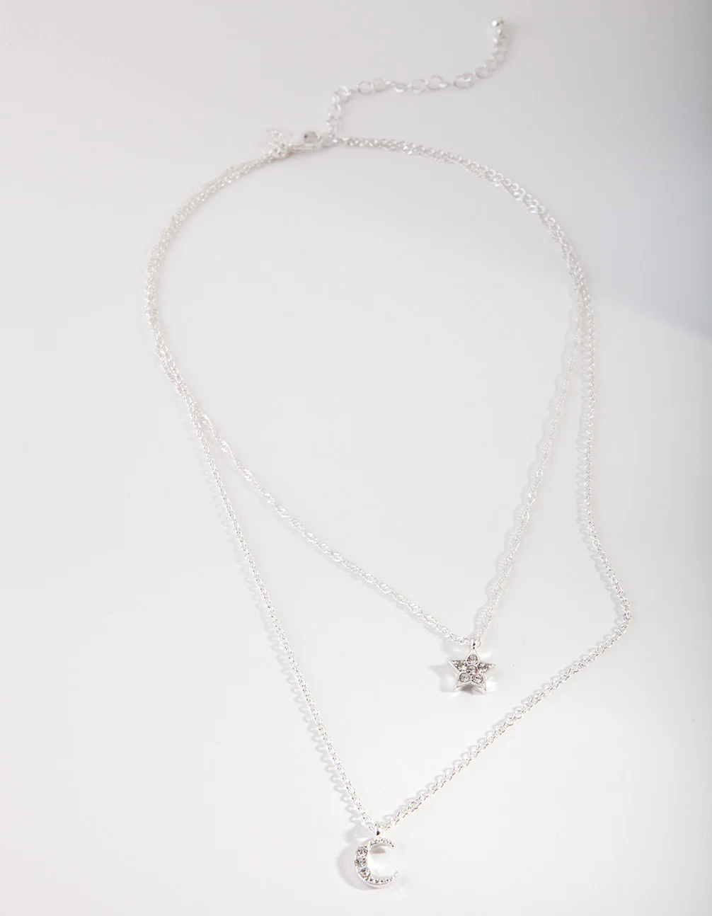 Silver Starry Night Layered Necklace - Image 4
