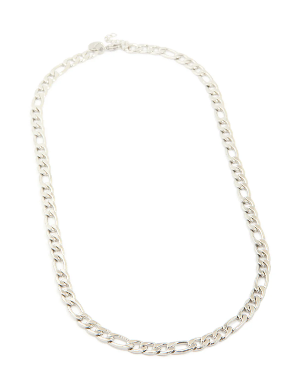 Mens Waterproof Stainless Steel Figaro Chain Necklace - Image 4