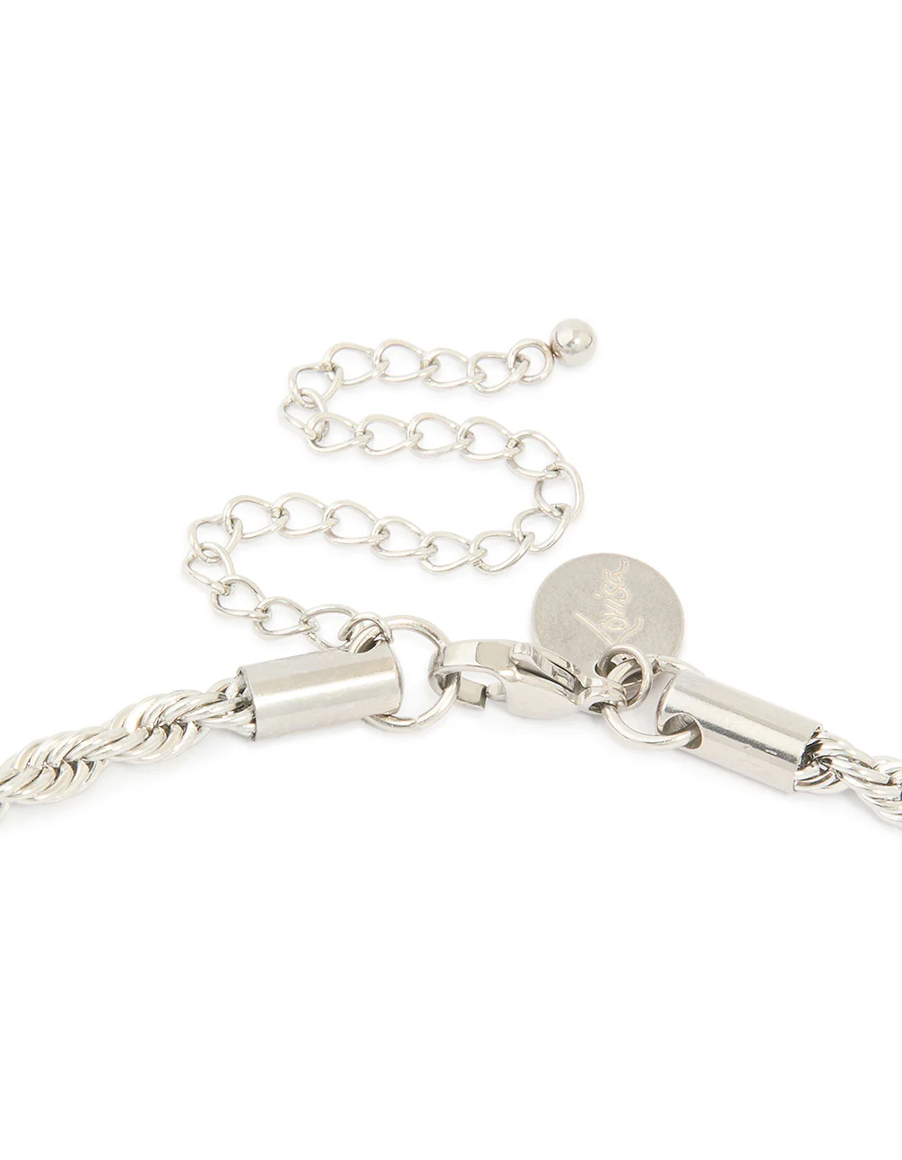 Mens Waterproof Stainless Steel Large Twist Chain Necklace - Image 5
