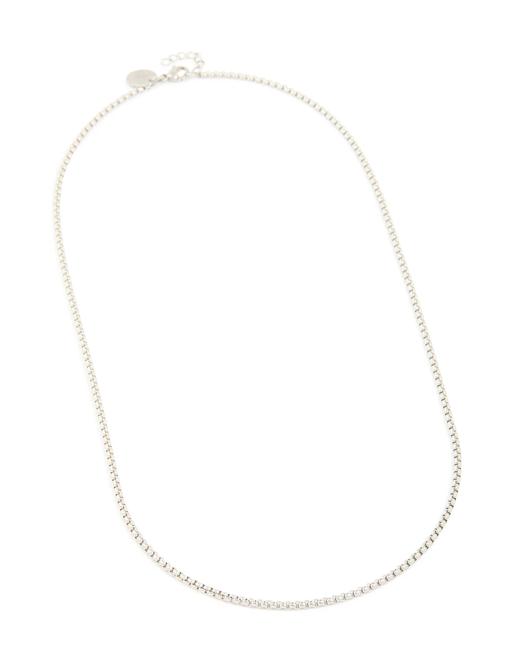 Mens Waterproof Stainless Steel Mini Box Chain Necklace - Image 4