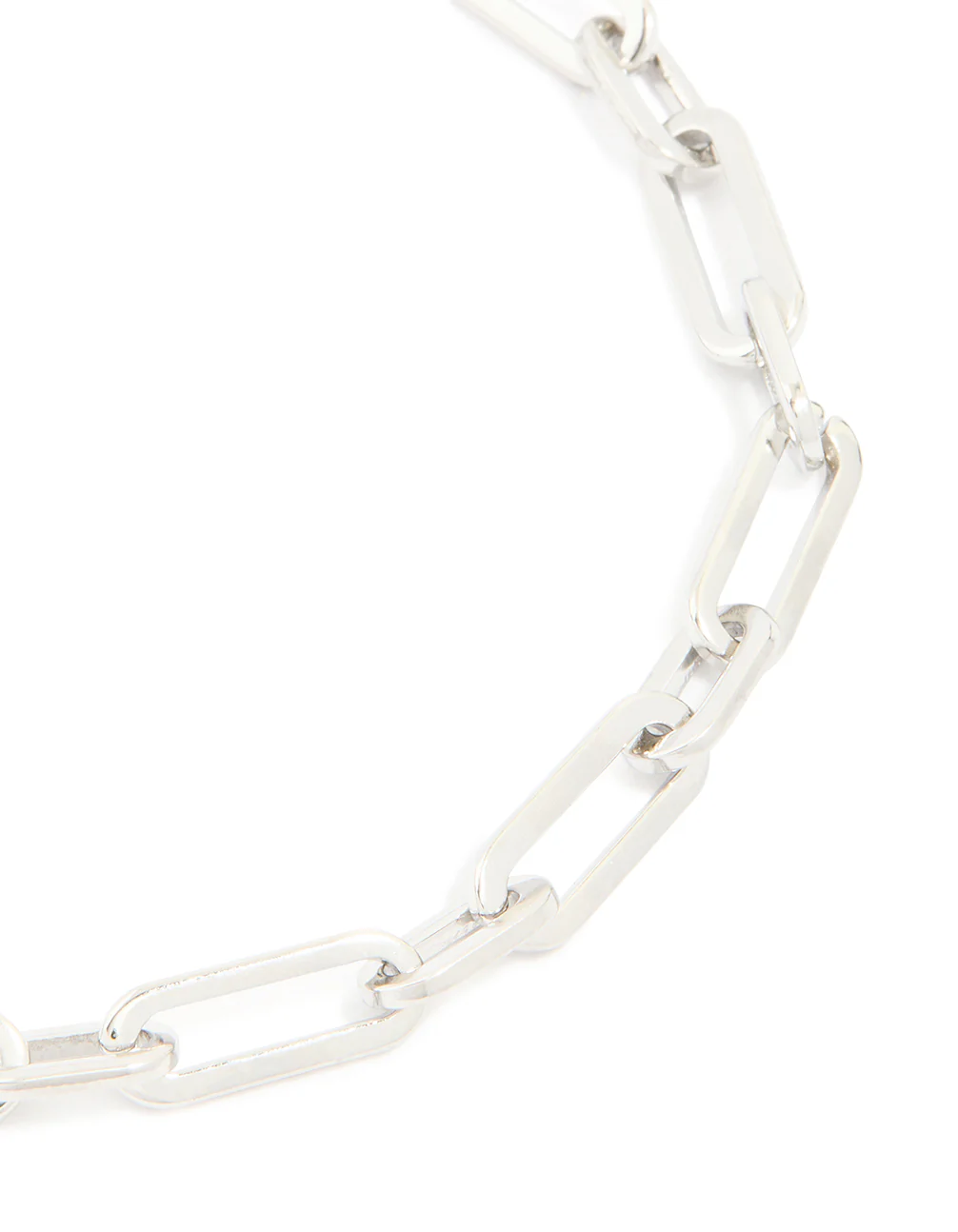 Mens Waterproof Stainless Steel Paperclip Chain Bracelet - Image 4