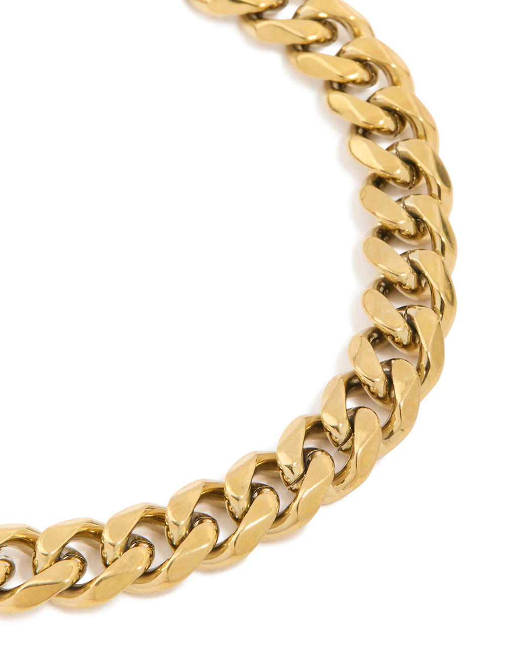 Mens Waterproof Gold Plated Stainless Steel Small Miami Cuban Link Bracelet - Image 4
