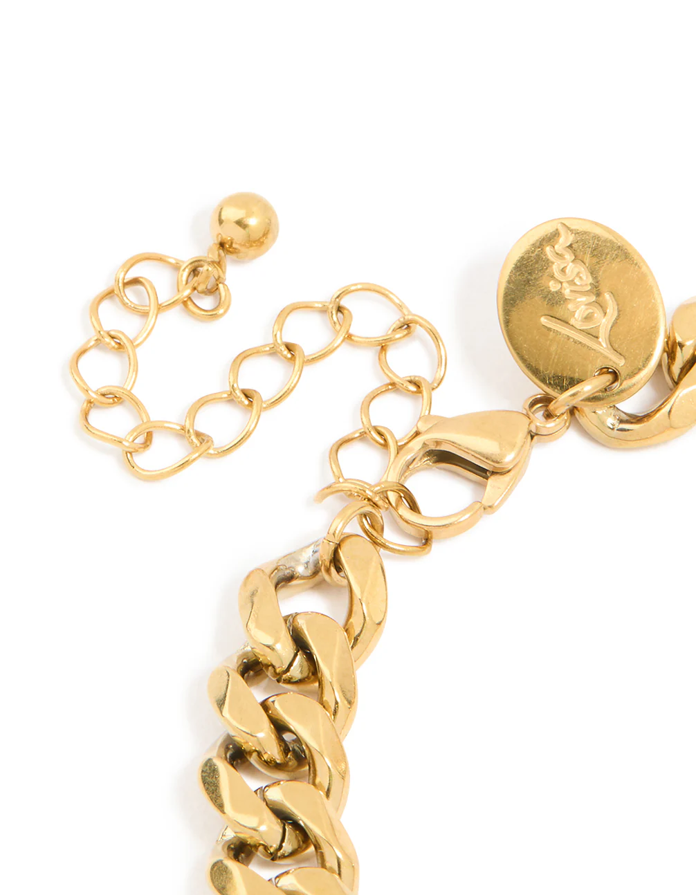 Mens Waterproof Gold Plated Stainless Steel Small Miami Cuban Link Bracelet - Image 5