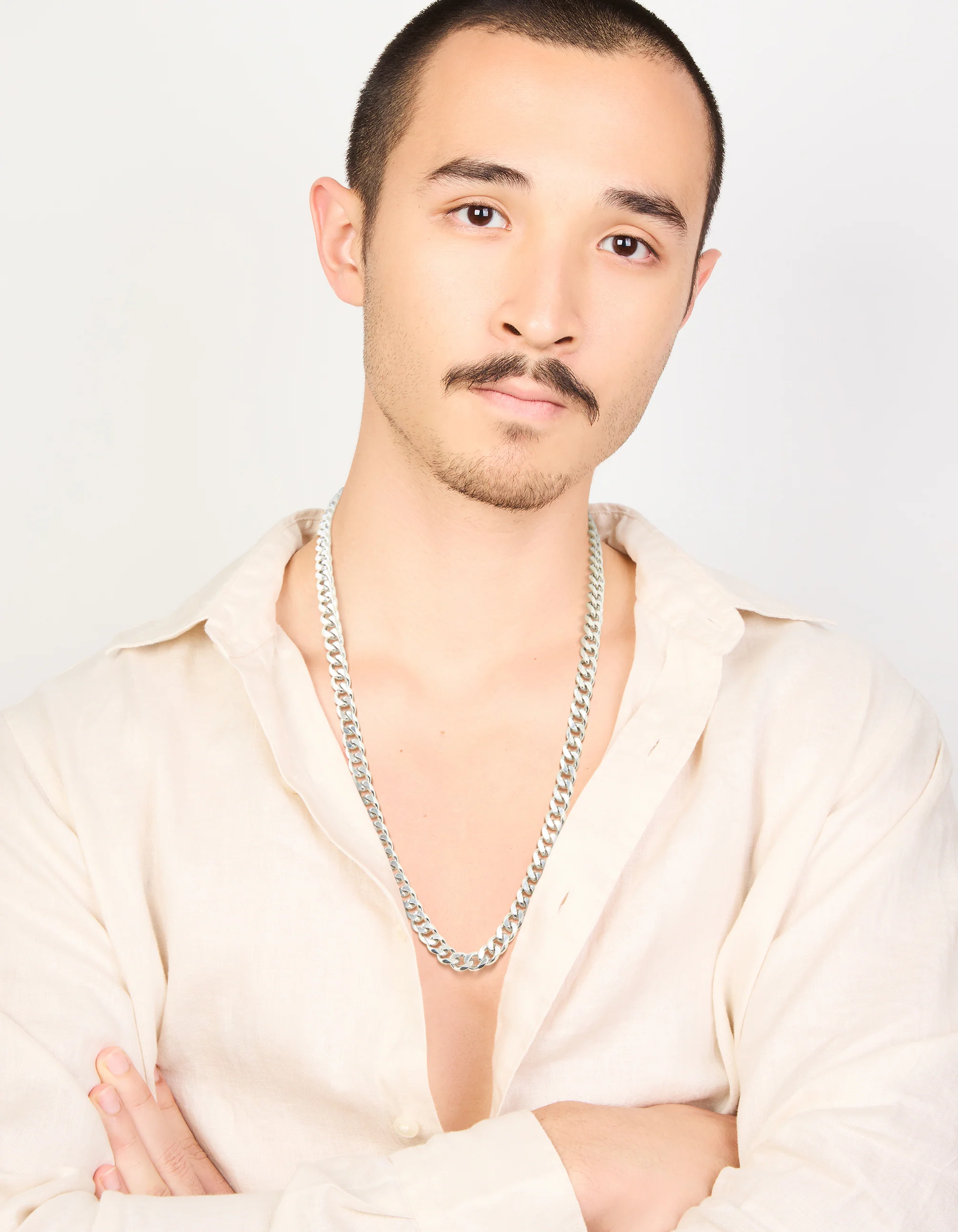 Mens Waterproof Stainless Steel Small Miami Cuban Necklace - Image 3
