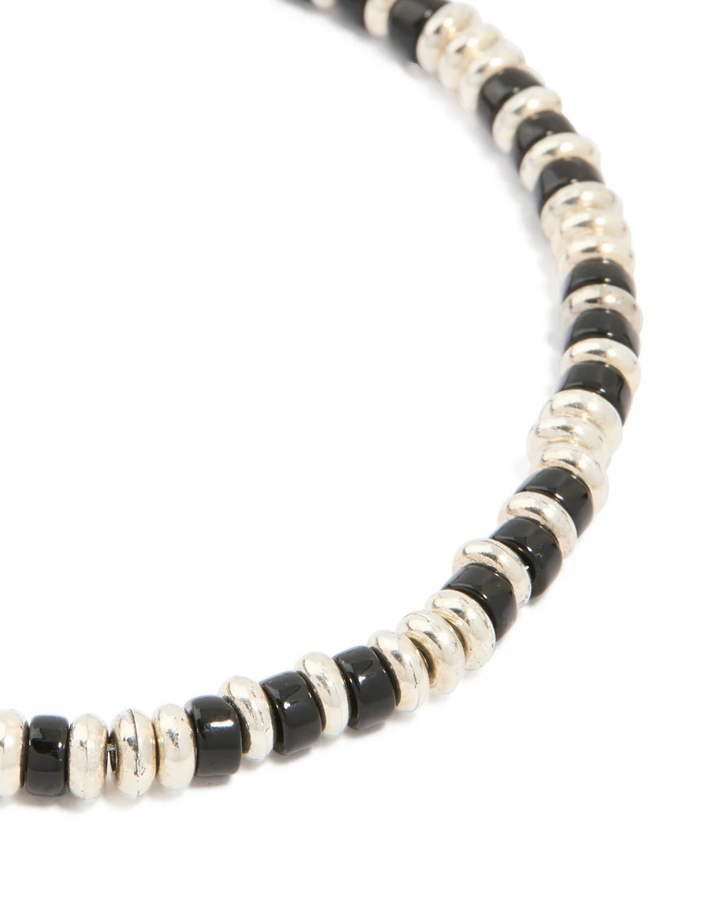 Mens Waterproof Stainless Steel Small Semi Precious Bead Bracelet - Image 4