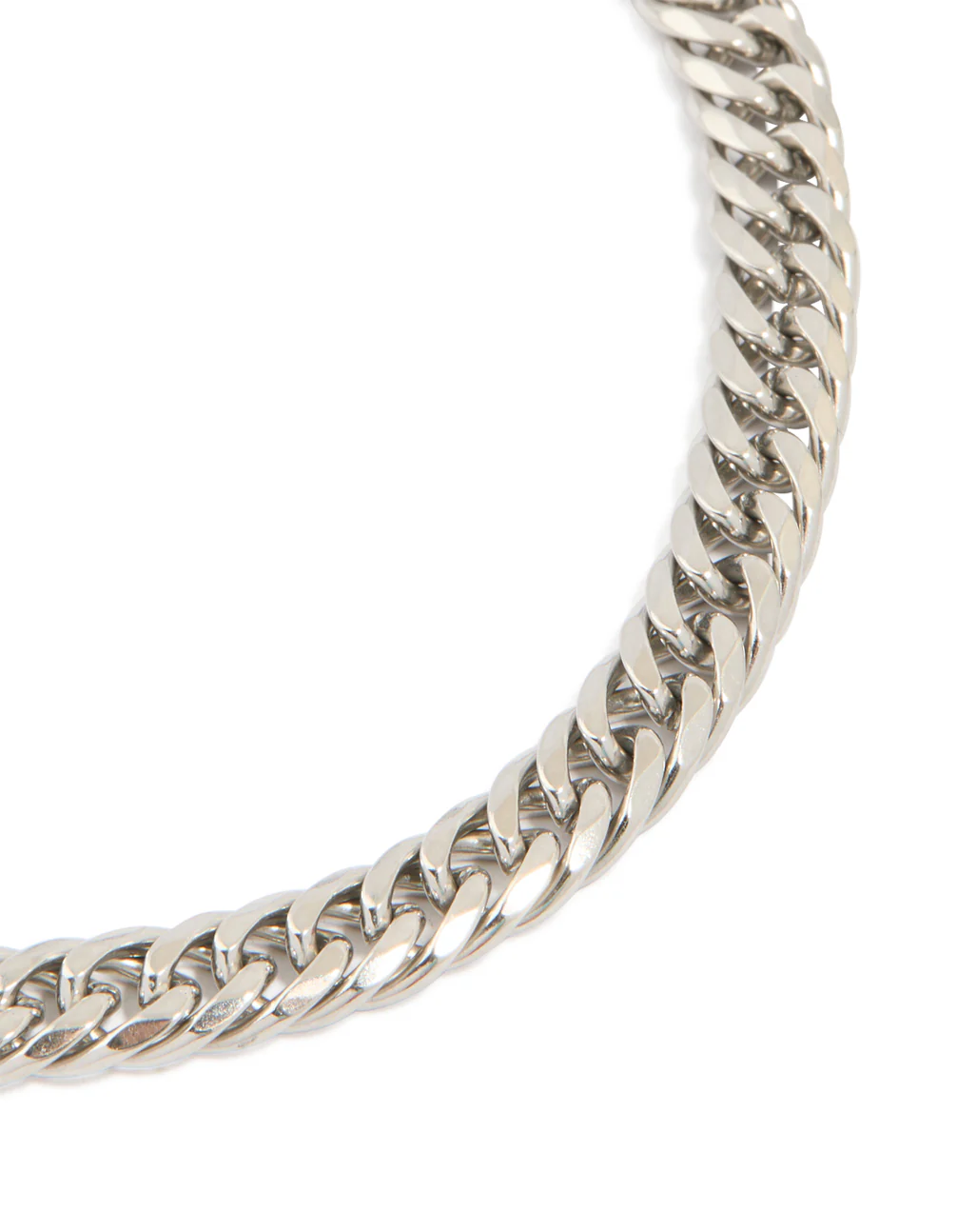 Mens Waterproof Stainless Steel Smooth Cuban Link Bracelet - Image 4