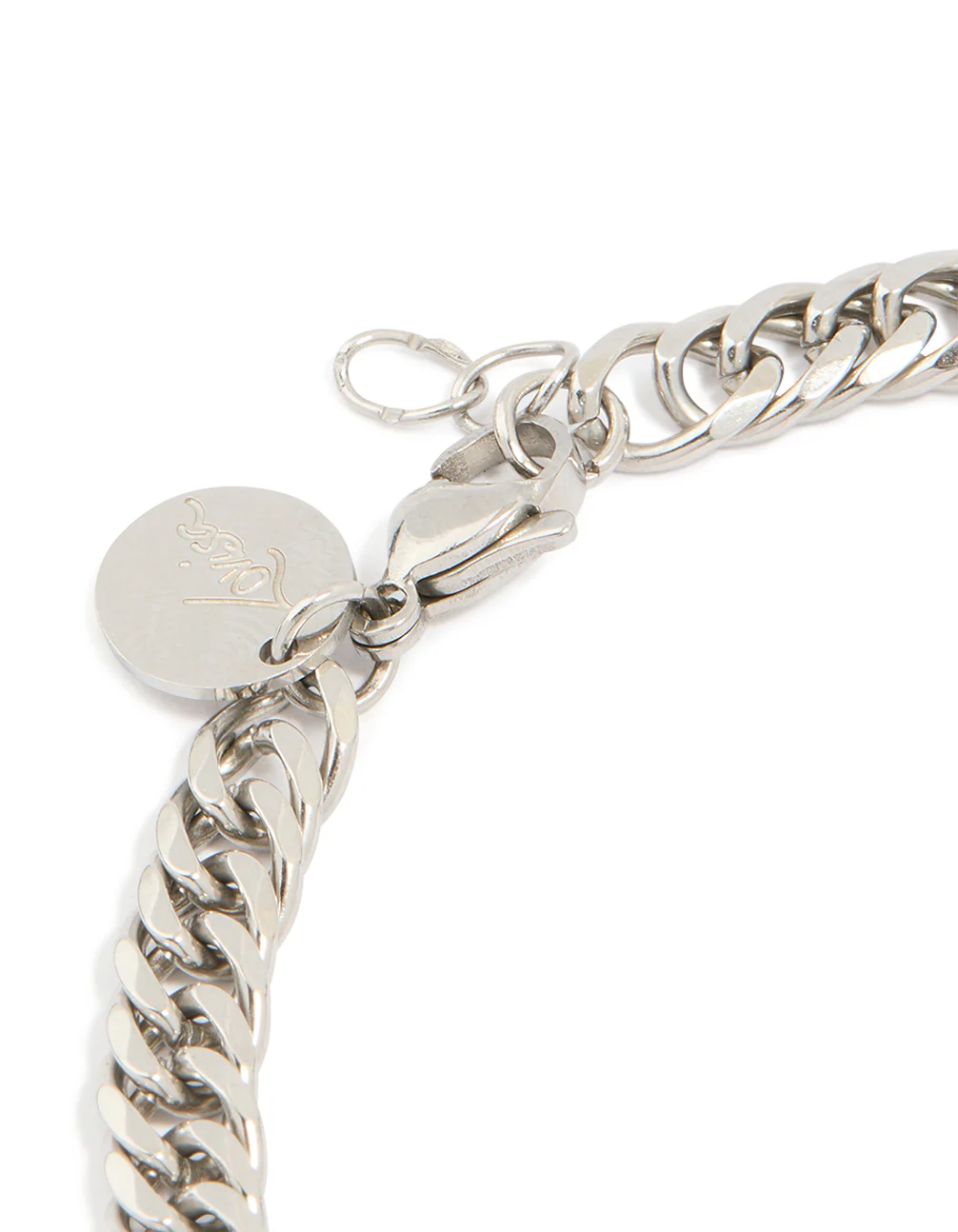 Mens Waterproof Stainless Steel Smooth Cuban Link Bracelet - Image 5
