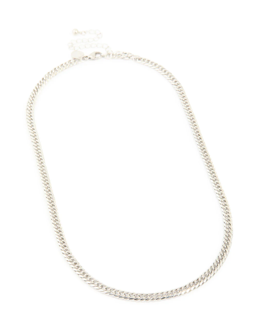 Mens Waterproof Stainless Steel Smooth Cuban Link Necklace - Image 4