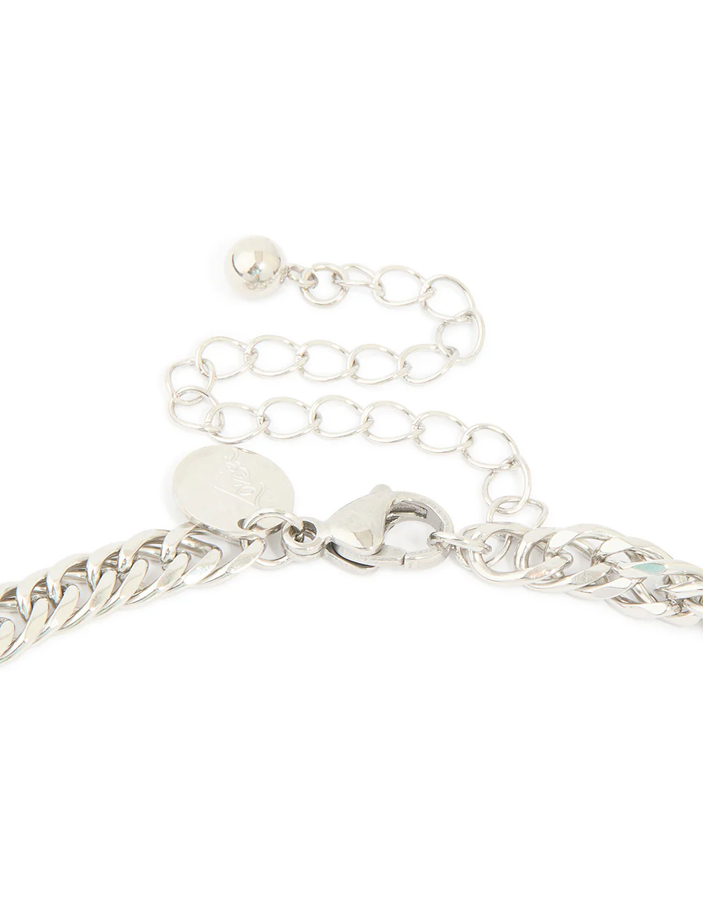 Mens Waterproof Stainless Steel Smooth Cuban Link Necklace - Image 5
