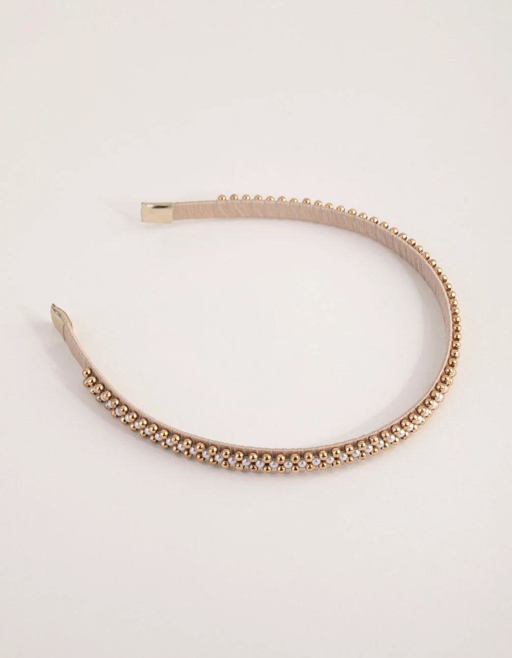 Micro Pearl Beaded Alice Band - Image 2