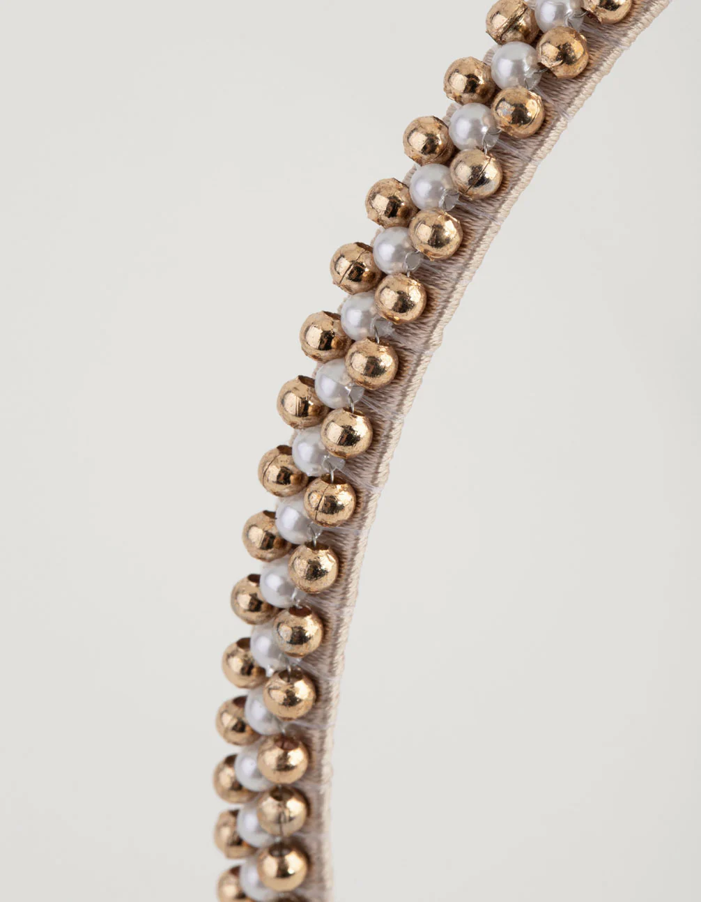 Micro Pearl Beaded Alice Band - Image 3