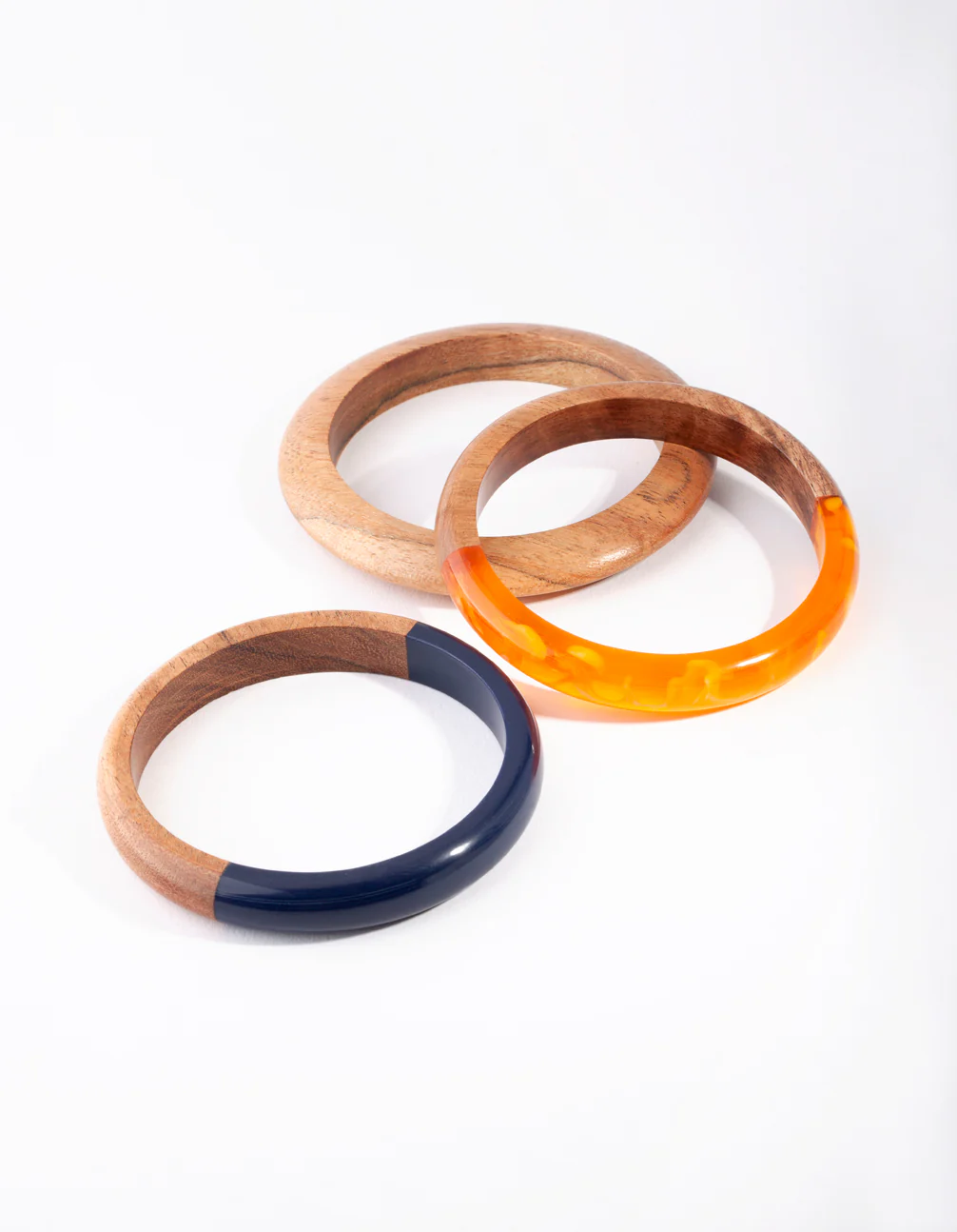 Wooden Spliced Bangle Pack - Image 2