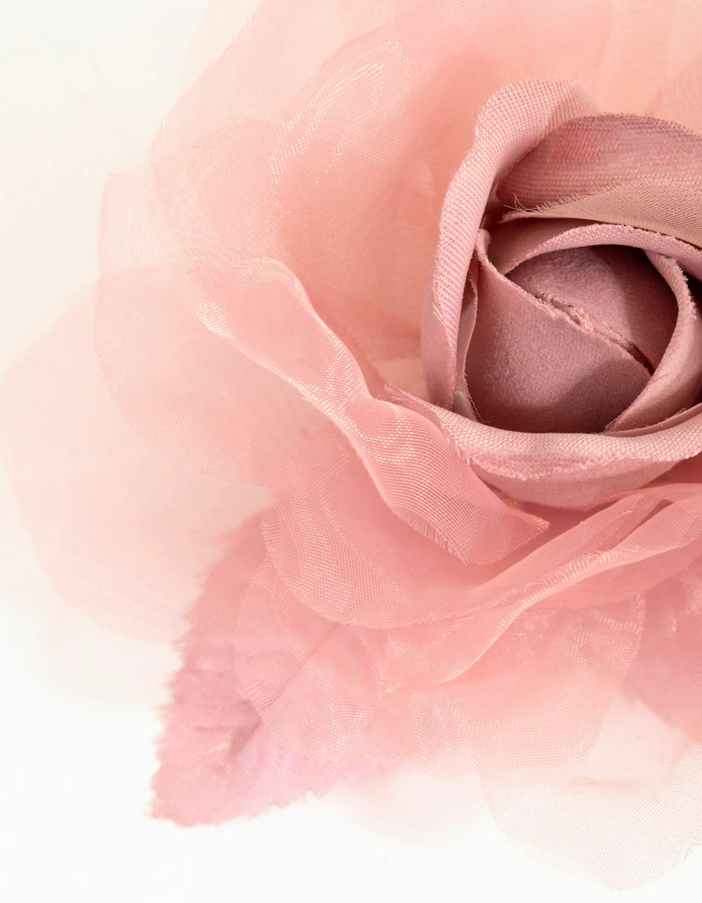Mixed Fabric Rose Corsage - Image 2