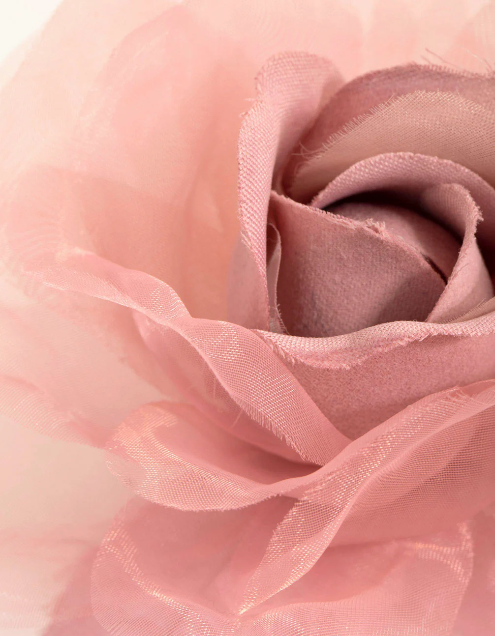 Mixed Fabric Rose Corsage - Image 3