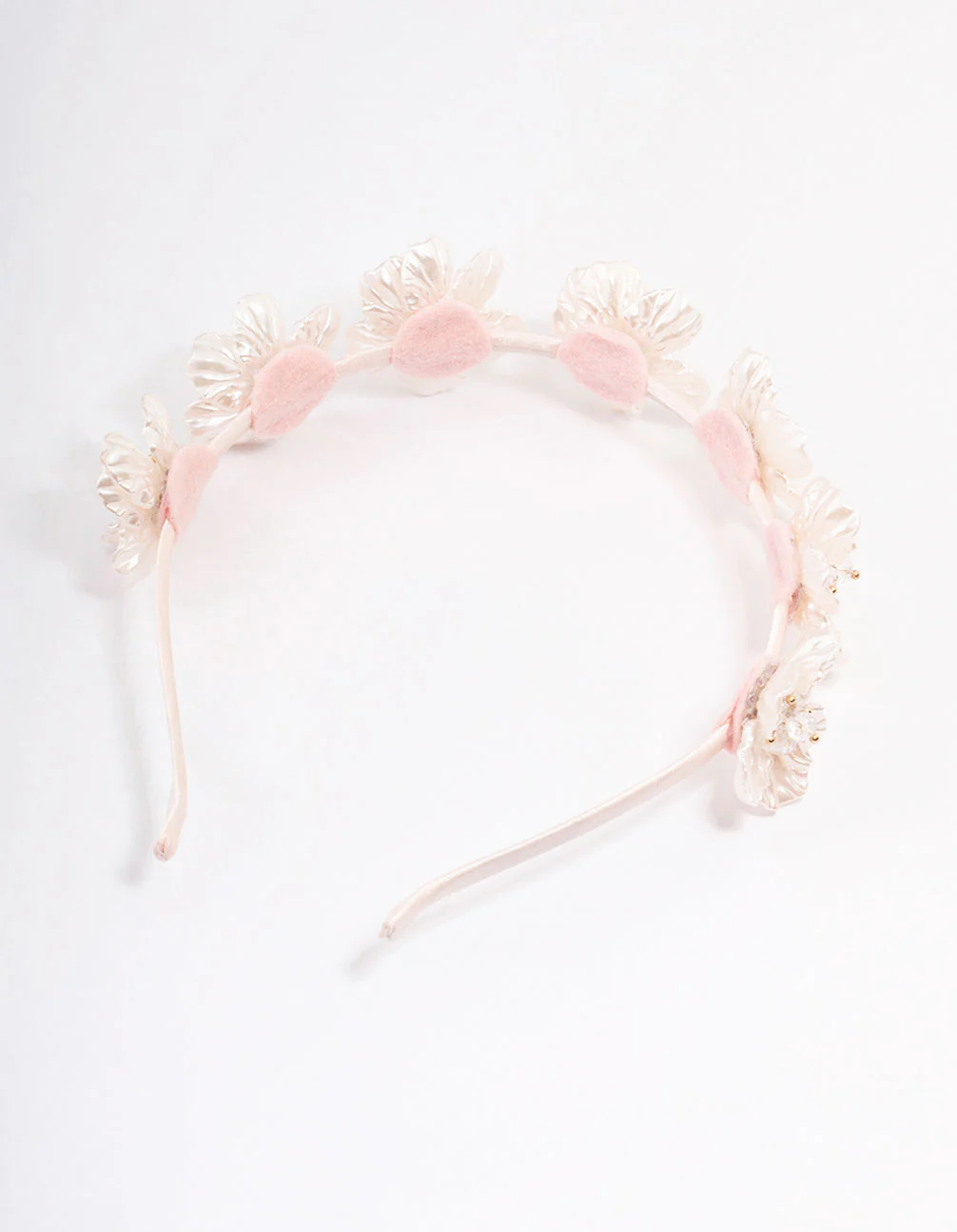 Mixed Floral Petal Detailed Headband - Image 3