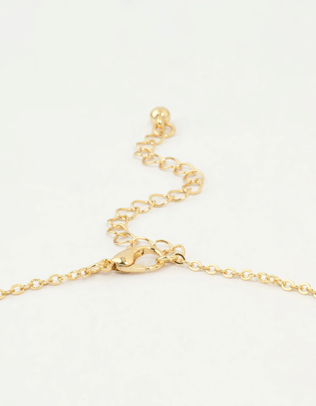 Mixed Metal Cross & Mary Pendant Necklace - Image 5
