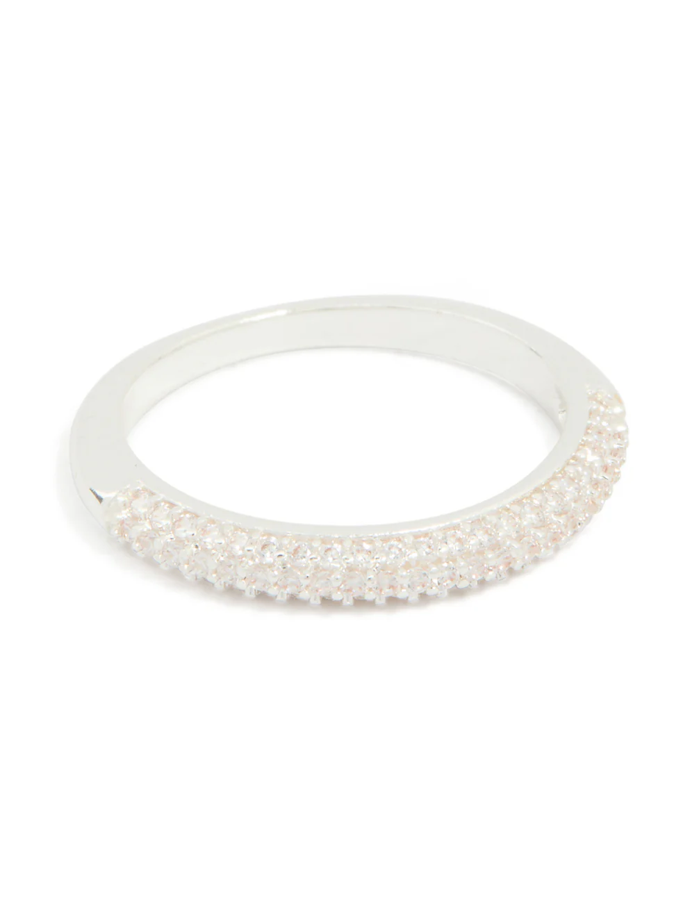 Mixed Metal Plated Cubic Zirconia Thin Rings 4-Pack - Image 3