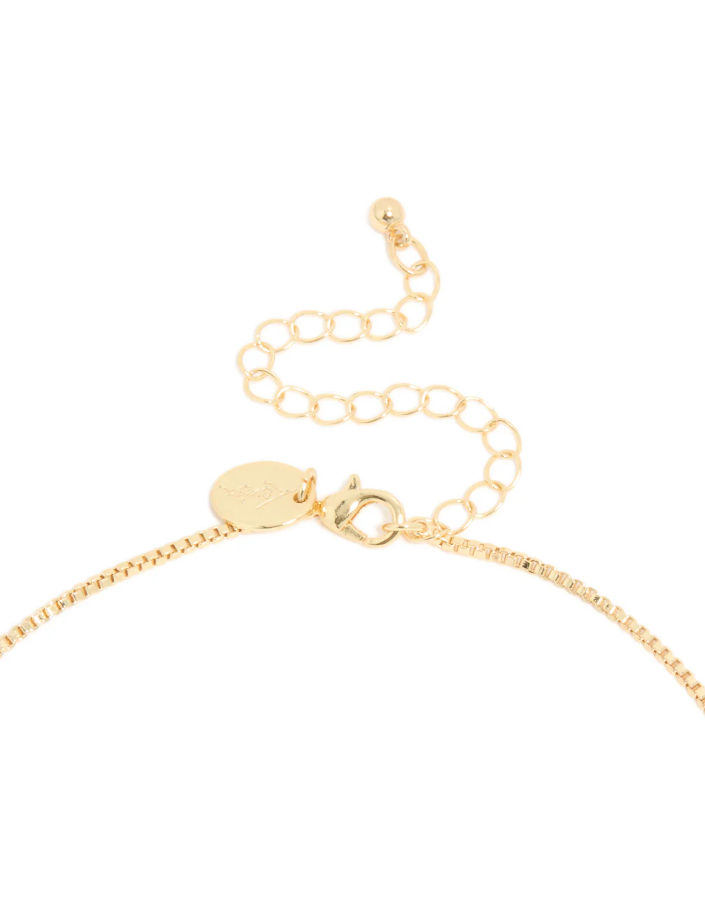 Mixed Metal Plated Swirl Pendant Necklace - Image 5