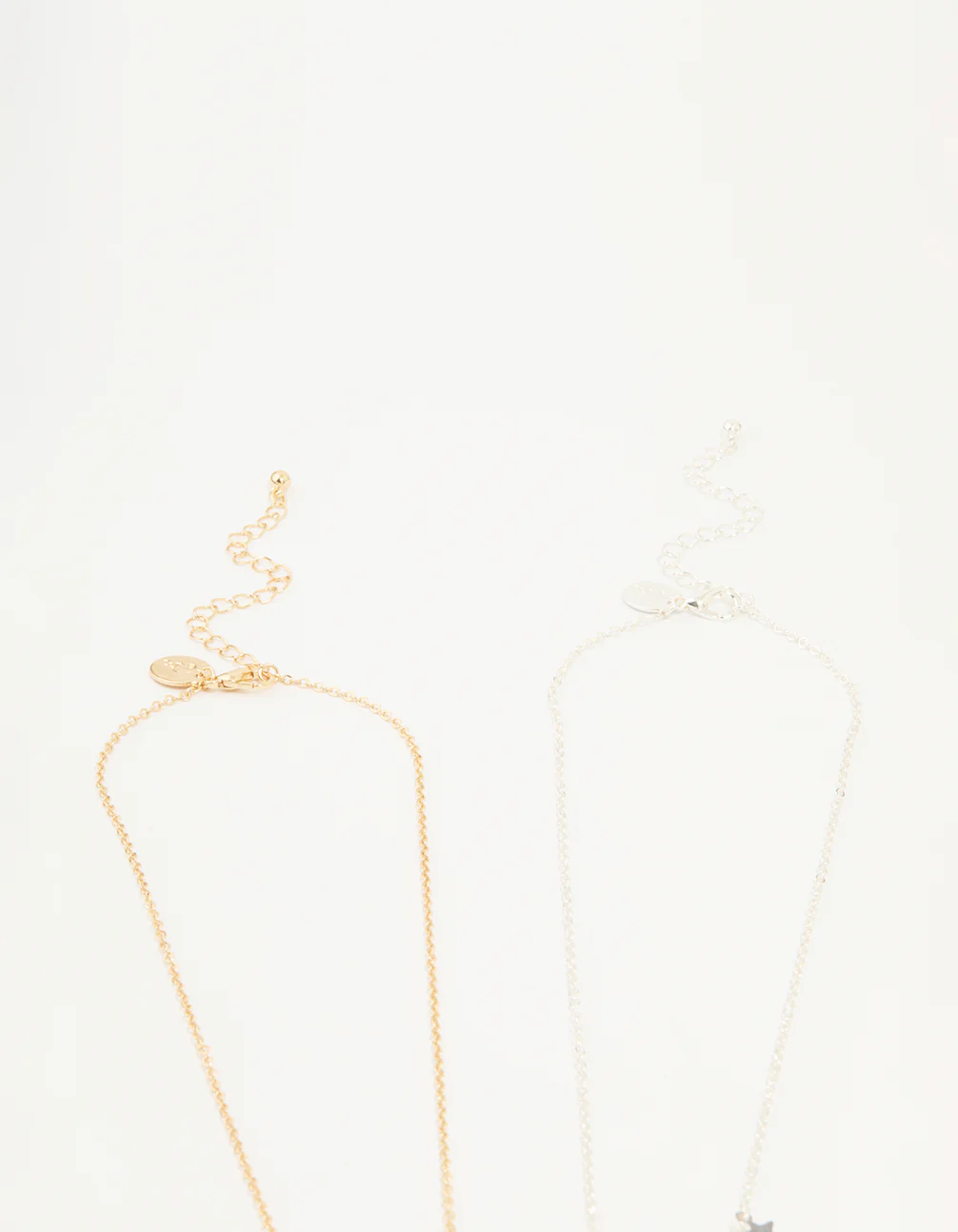 Mixed Metal Star & Planet Necklaces 2-Pack - Image 3