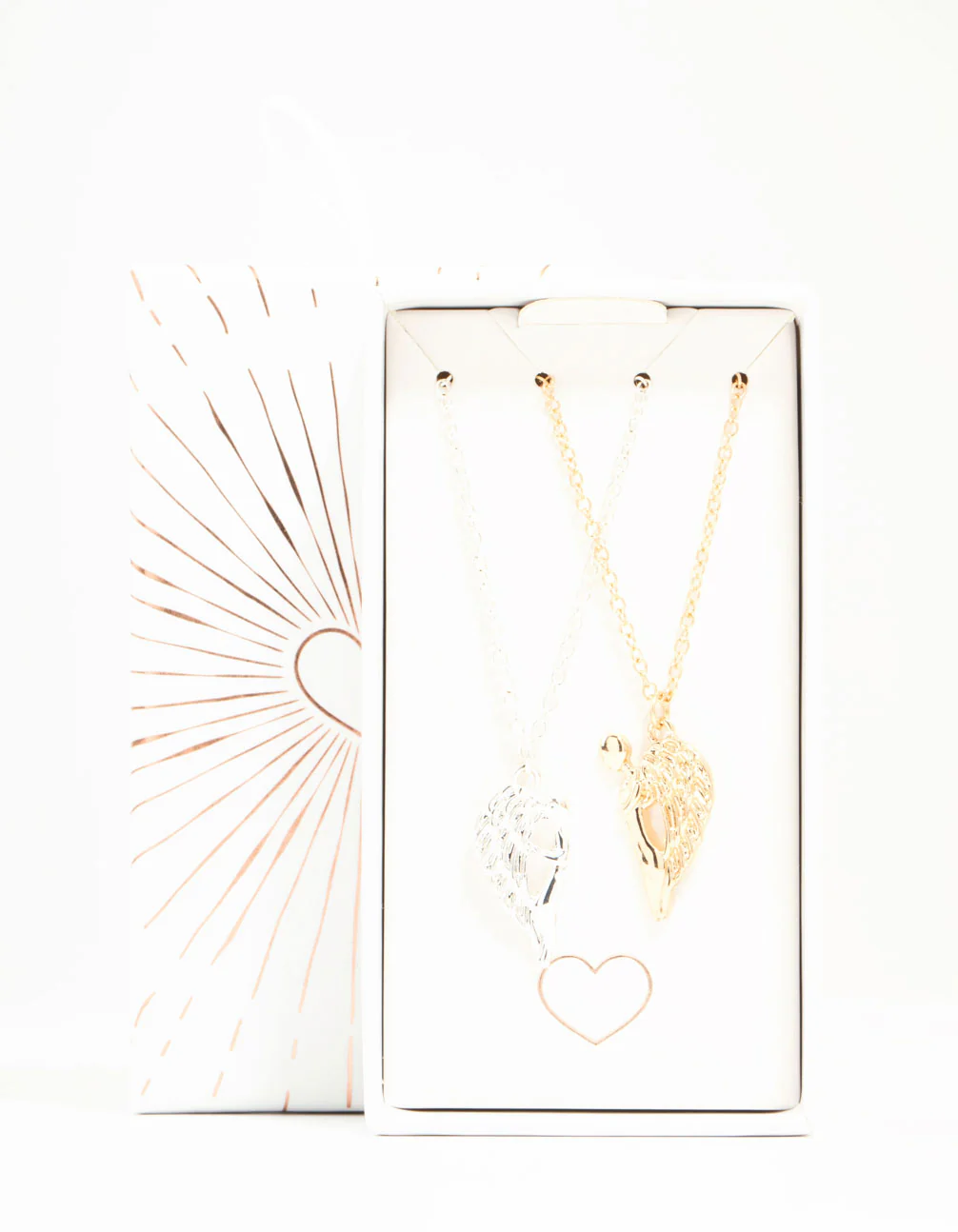 Mixed Metals Angel Necklaces 2-Pack - Image 2
