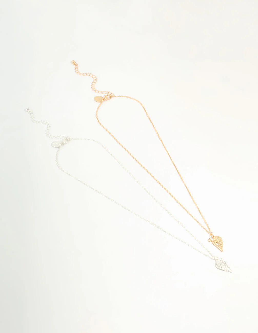 Mixed Metals Angel Necklaces 2-Pack - Image 3