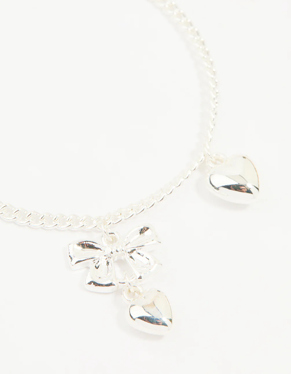 Mixed Metals Bow & Heart Bracelets 2-Pack - Image 2