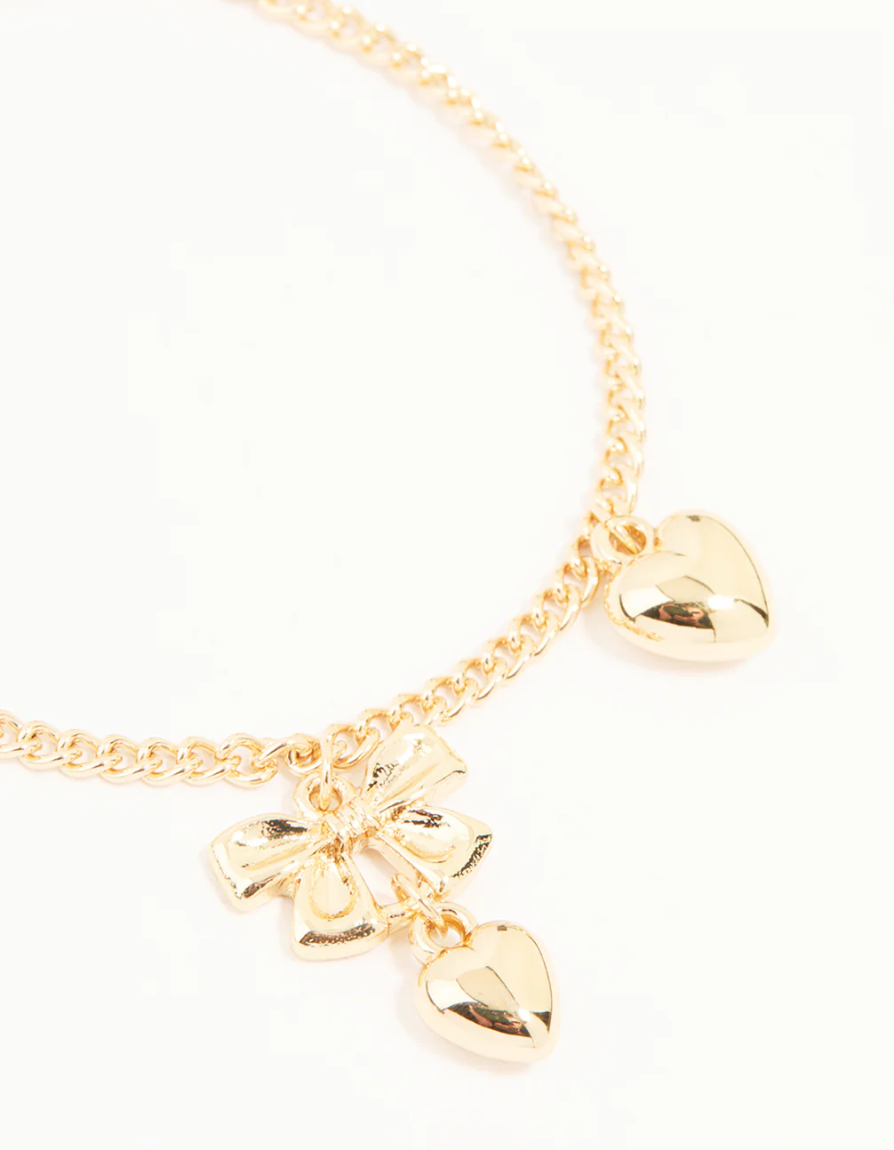 Mixed Metals Bow & Heart Bracelets 2-Pack - Image 3