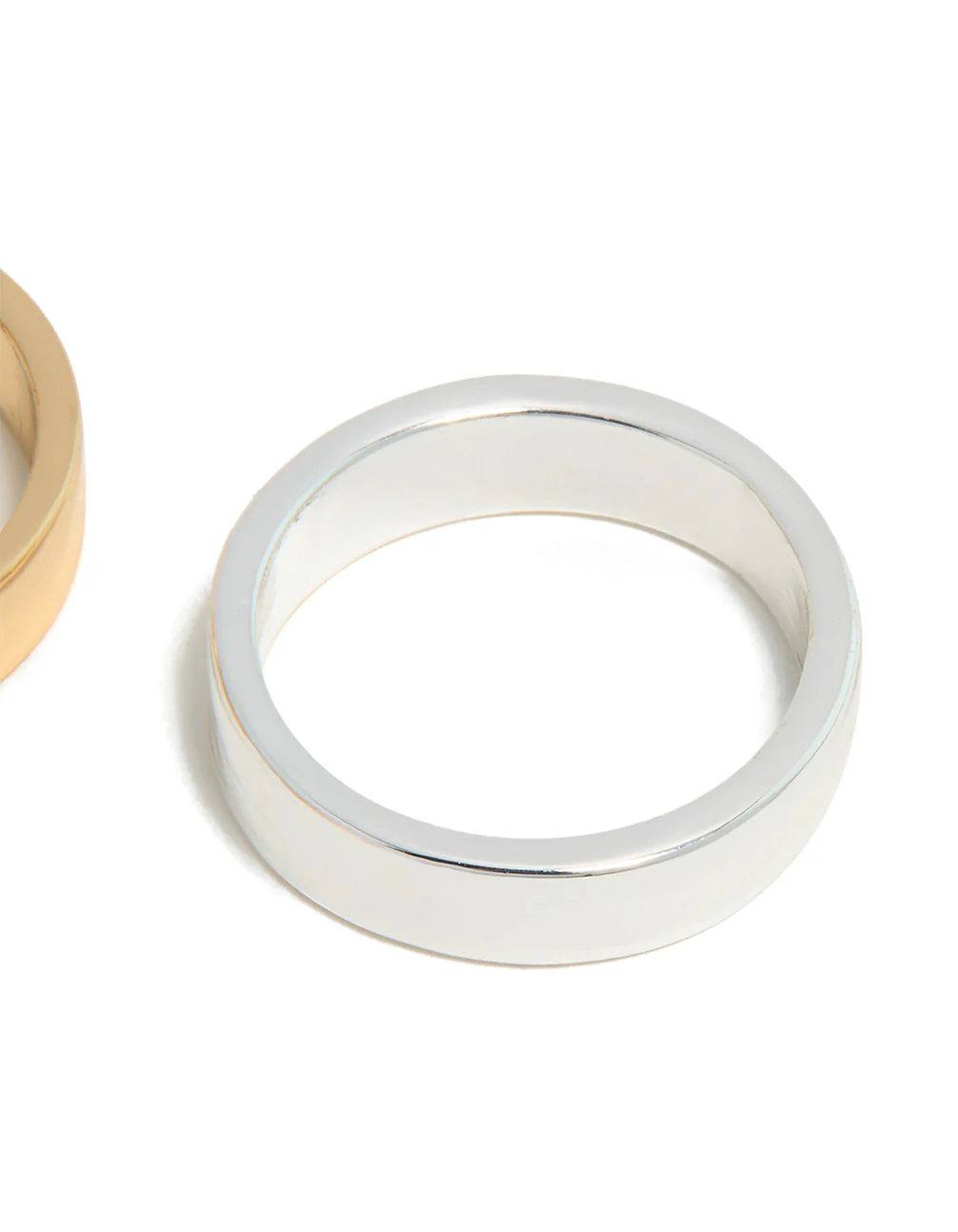 Mixed Metals Smooth Rings 3-Pack - Image 3