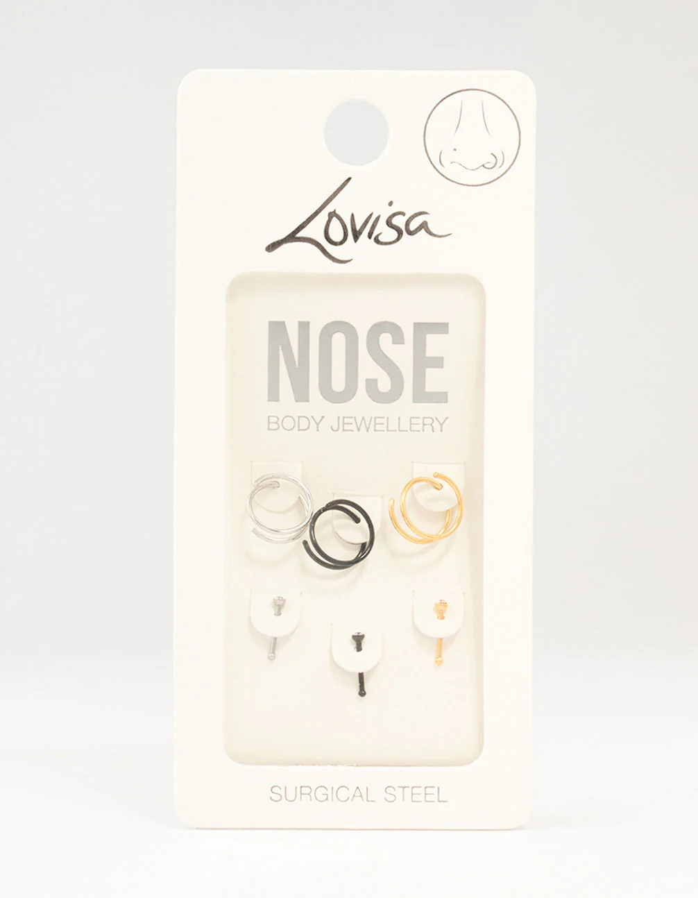 Mixed Metals Spiral Nose 6-Pack - Image 3