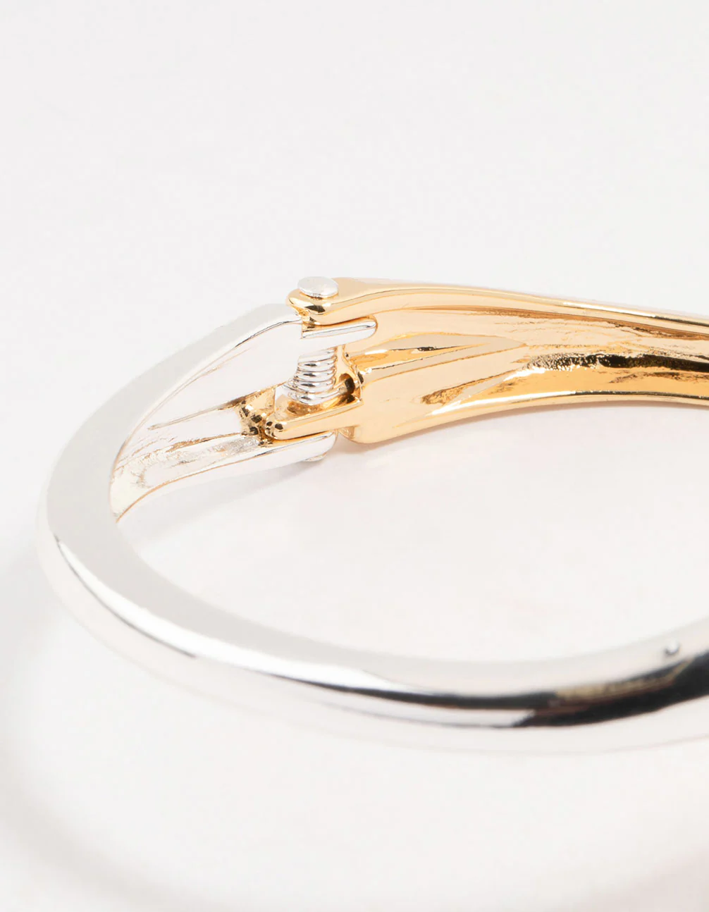 Mixed Metals Wrap Around Cuff Bracelet - Image 3
