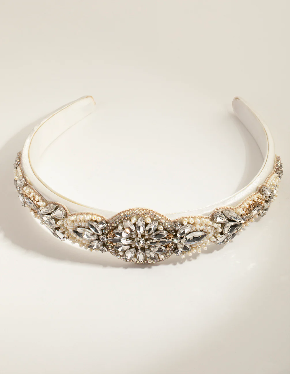 Mixed Pearl Detail Alice Band - Image 2