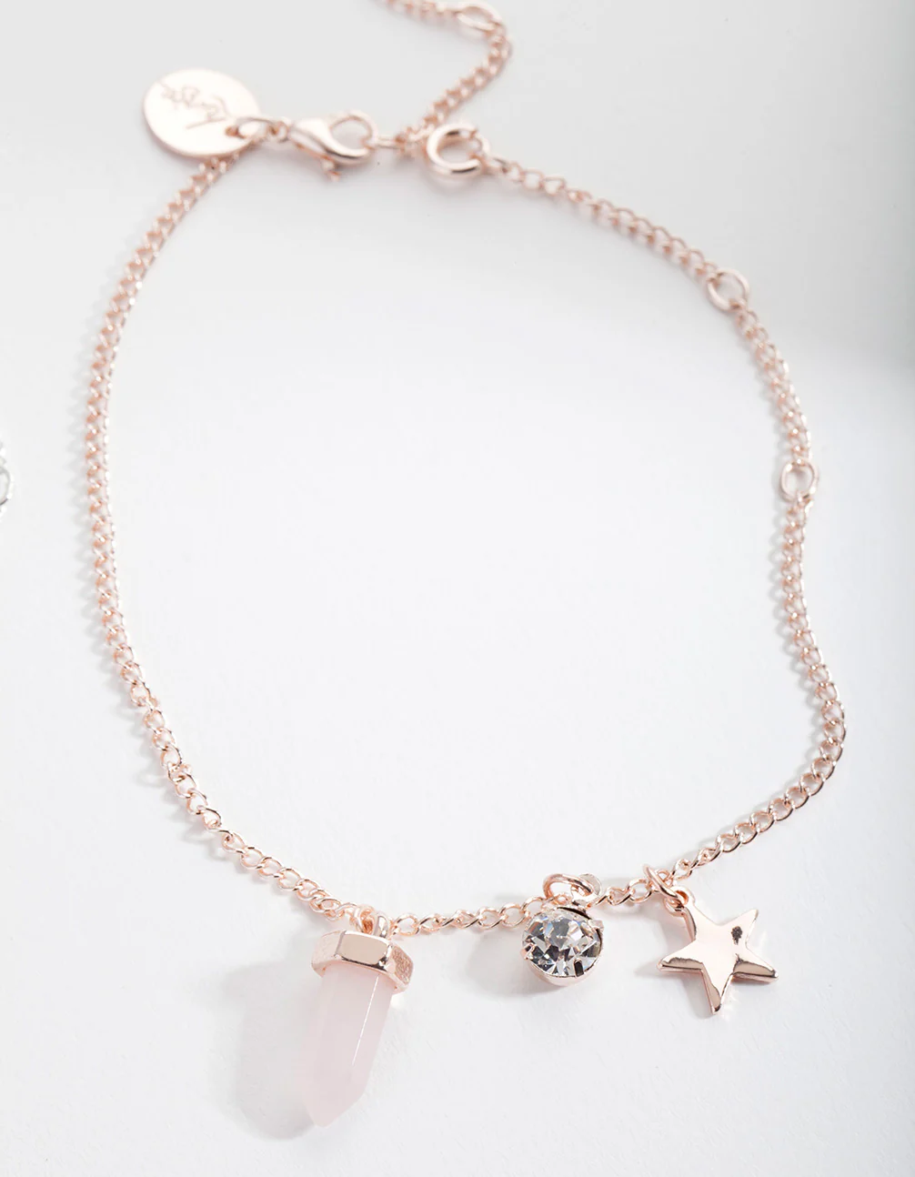Moonstone & Rose Quartz Charm Bracelet Gift Box - Image 3