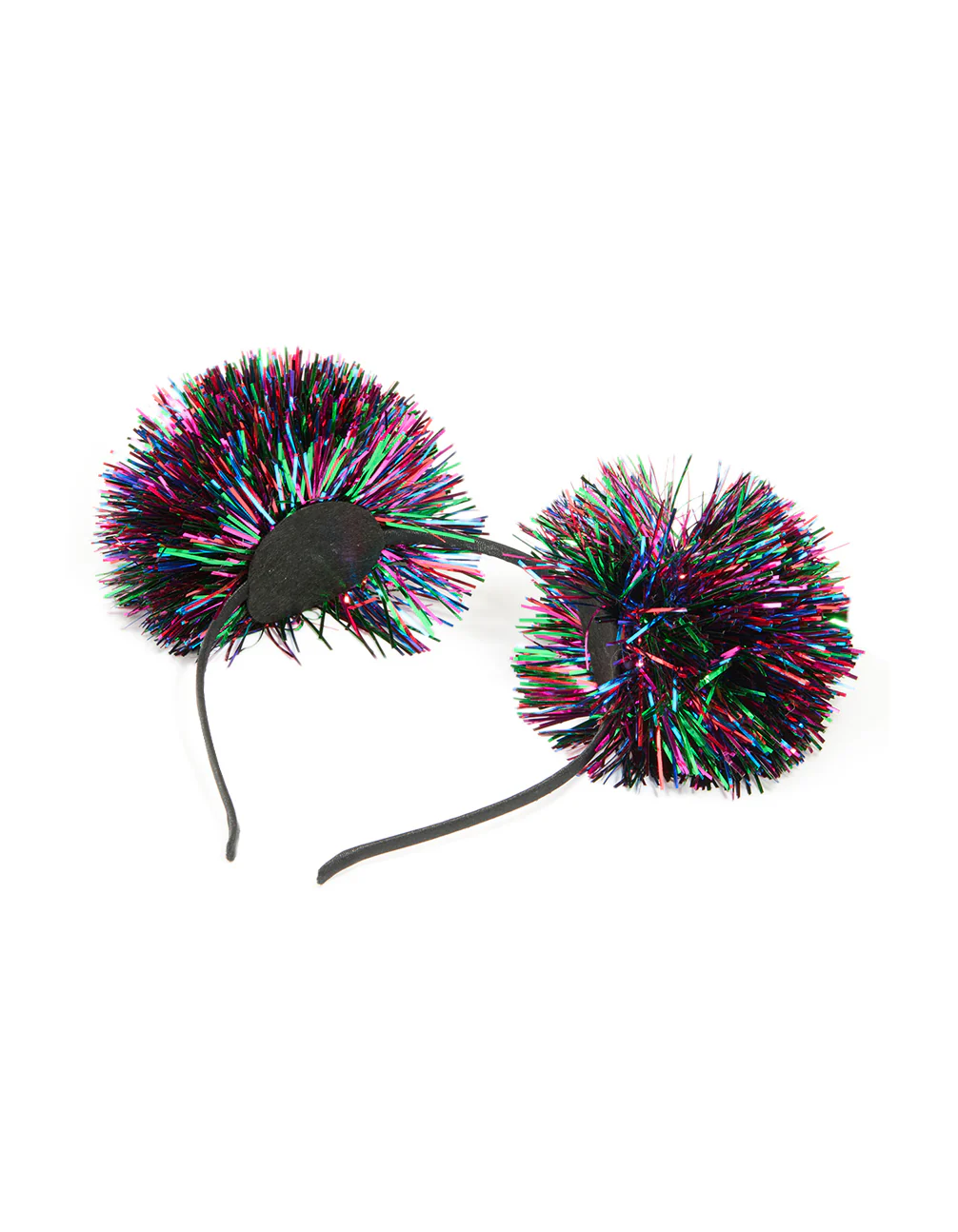 Multi Coloured Tinsel Fabric Headband - Image 3