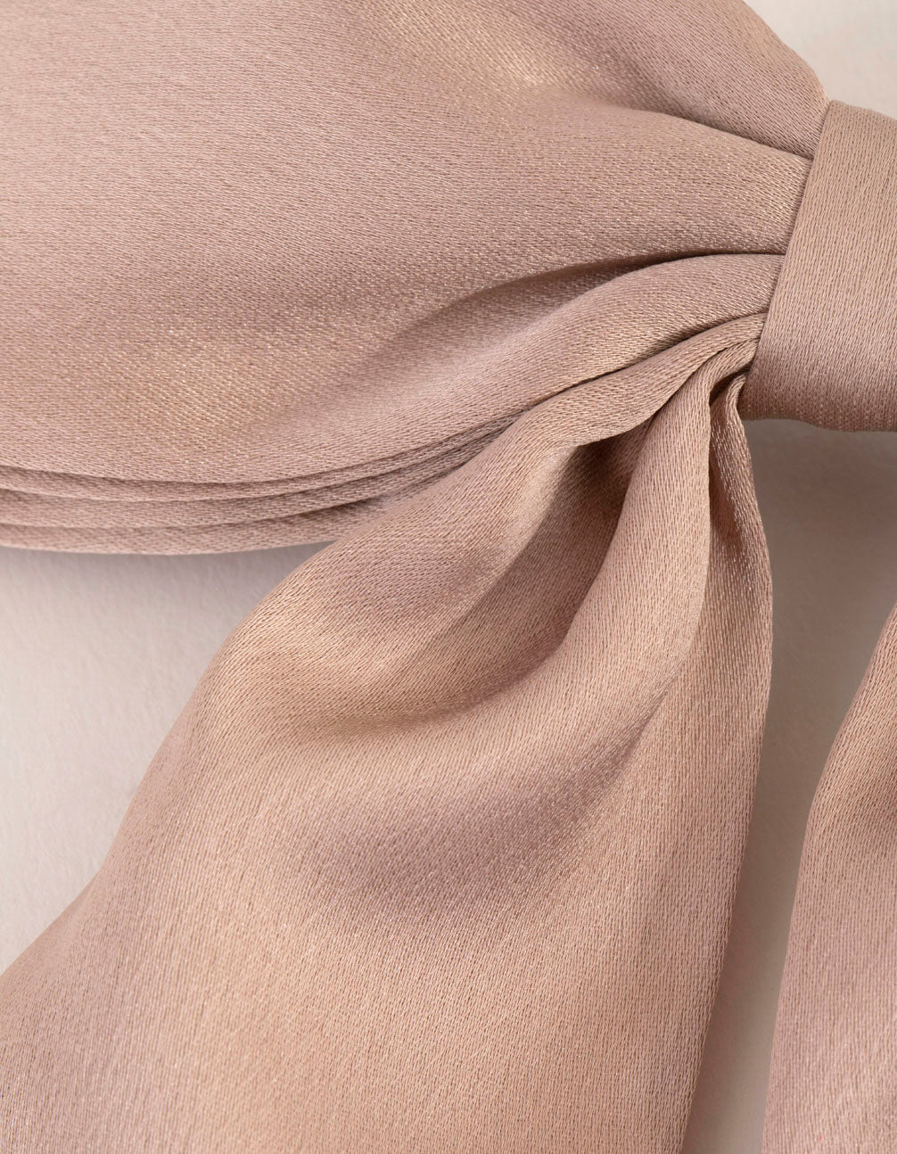 Muted Blush Relaxed Bow Clip - Image 3