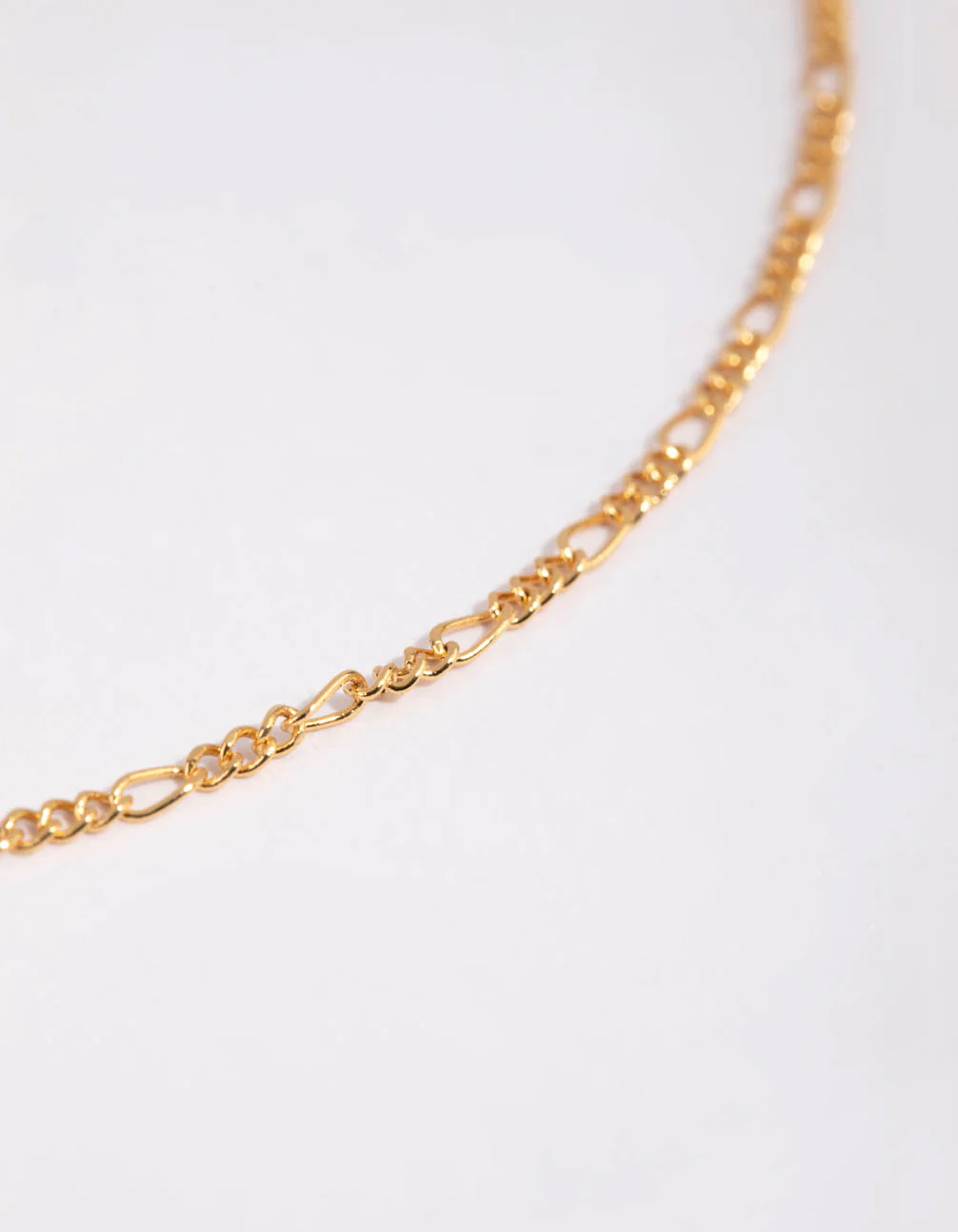 Gold Plated Short Figaro Necklace - Image 3