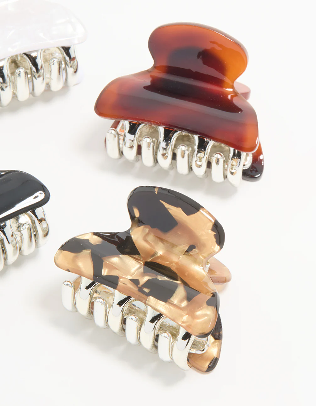Neutral Acrylic Claw Clips 4-Pack - Image 3