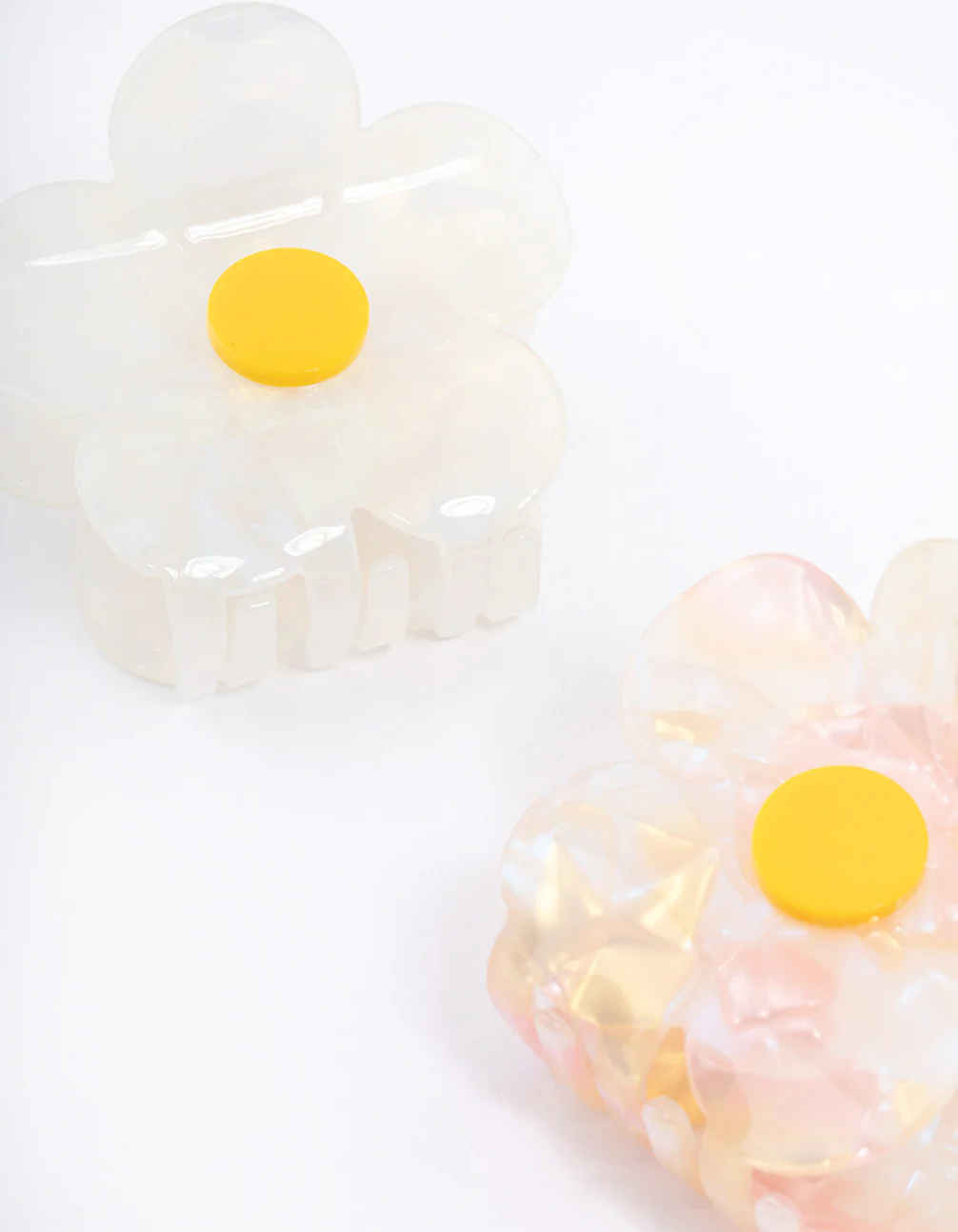 Acrylic Flower Claw Clip Pack - Image 2