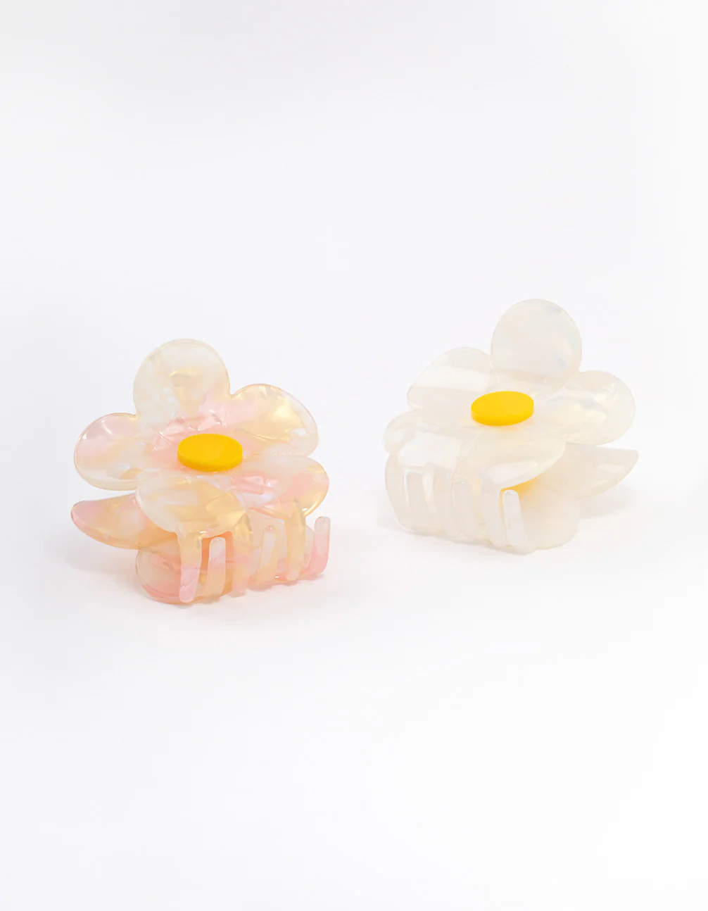 Acrylic Flower Claw Clip Pack - Image 3