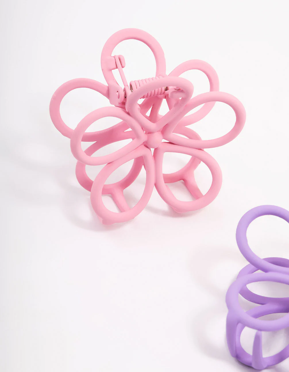 Acylic Flower Claw Clip Pack - Image 2