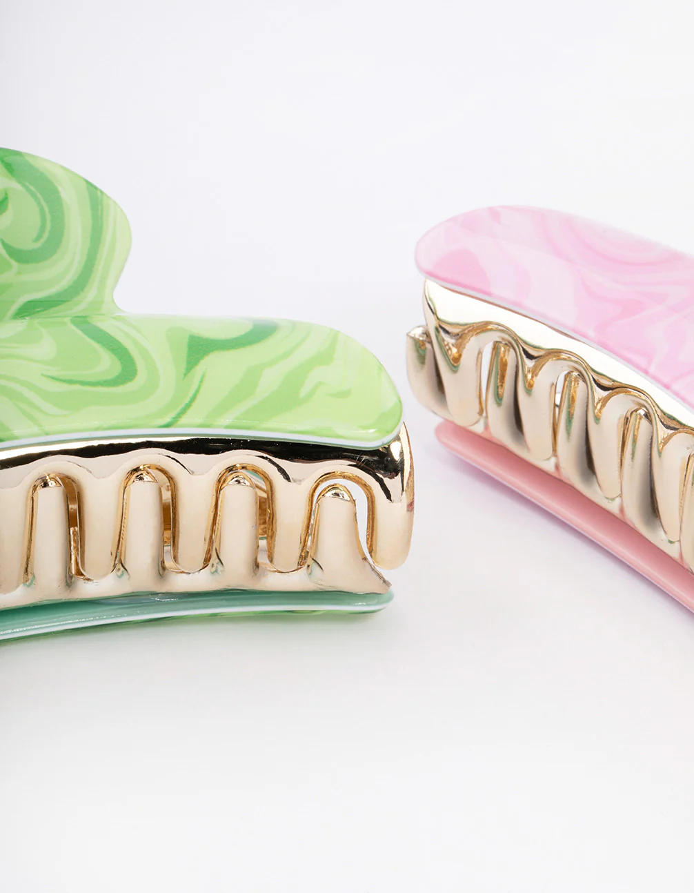Acrylic Swirl Claw Clip Pack - Image 3