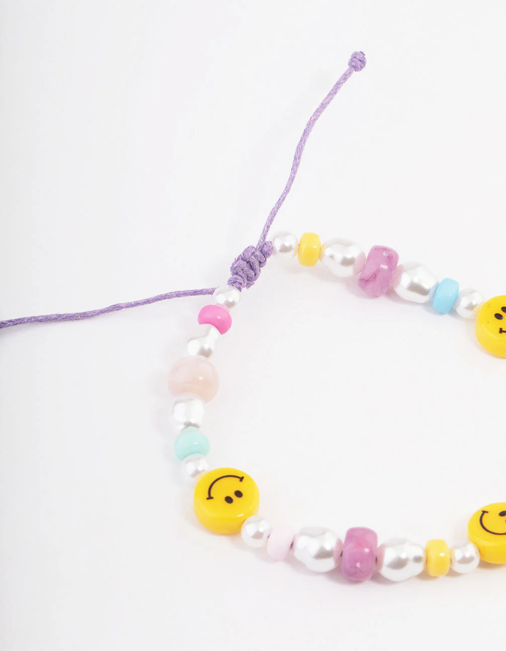 Bead Smiley Multi Bead Bracelet - Image 3
