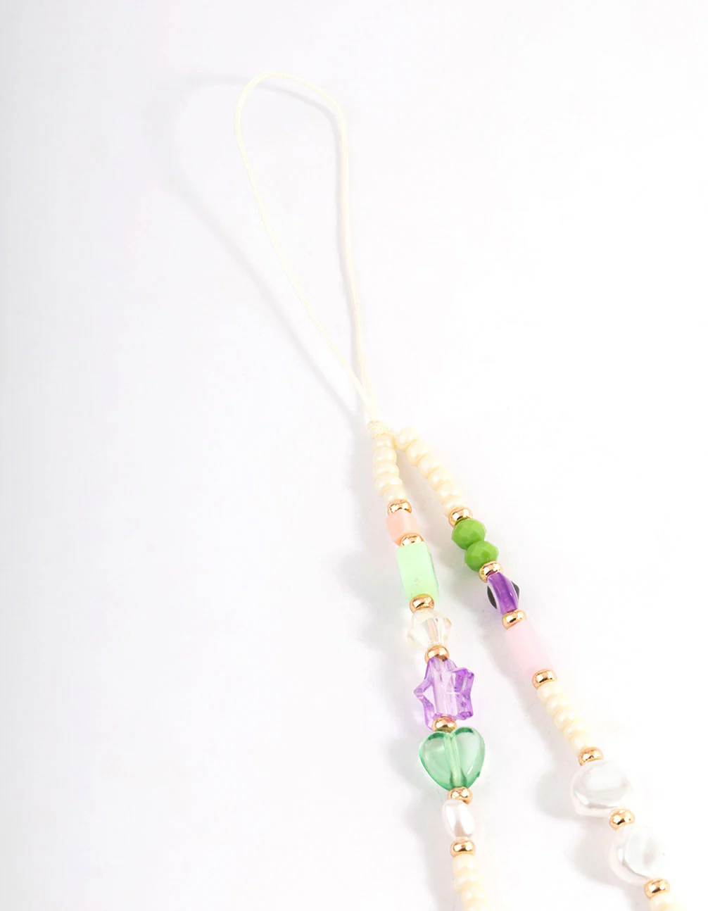 Mushroom Pearl Phone Charm - Image 3