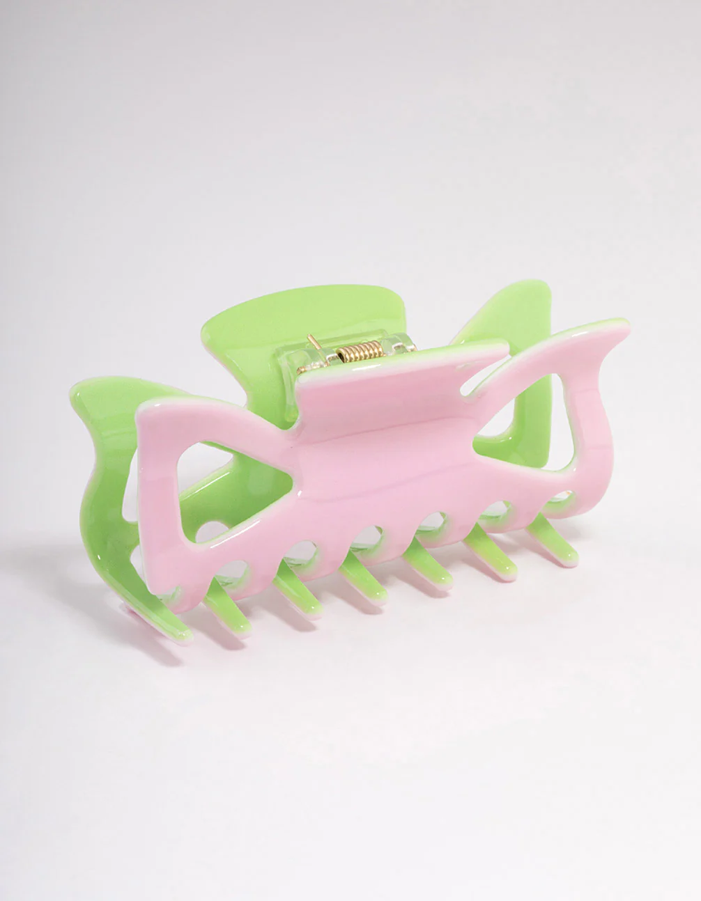 Plastic Contrast Coloured Claw Clip - Image 2