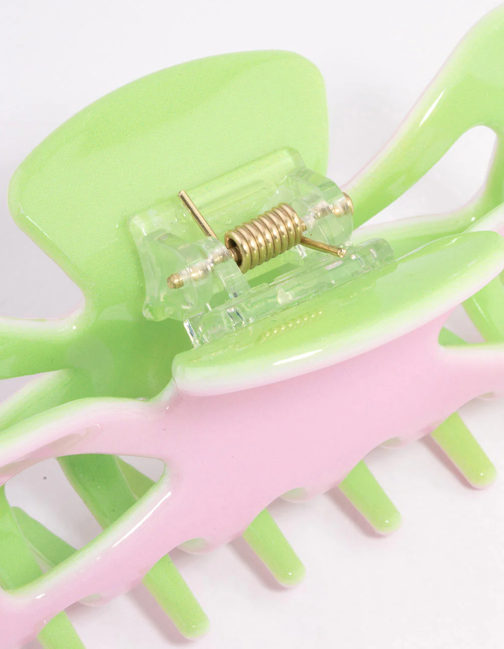 Plastic Contrast Coloured Claw Clip - Image 3