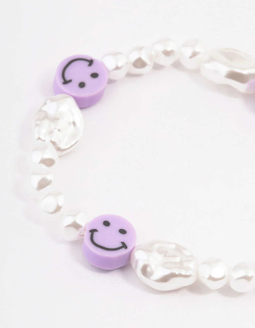 Pearl Smiley Stretch Bracelet - Image 2