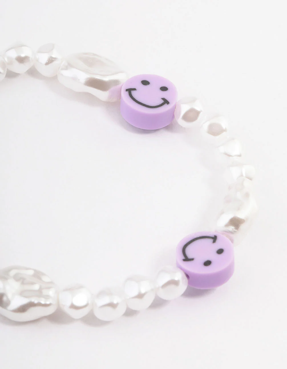 Pearl Smiley Stretch Bracelet - Image 3