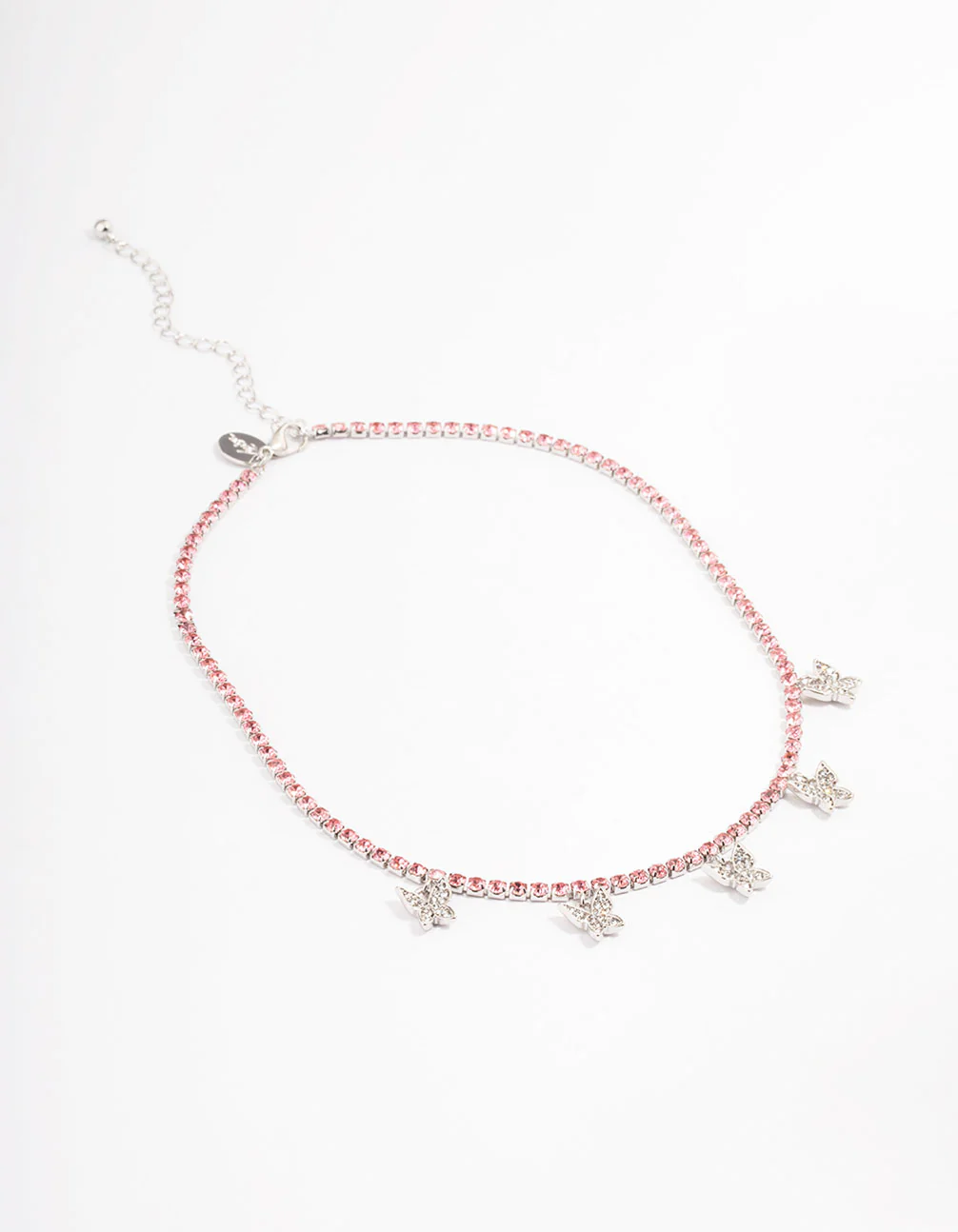 Silver Butterfly Curb Choker - Image 2